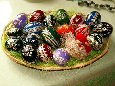 Easter decorations decoration table decoration photo