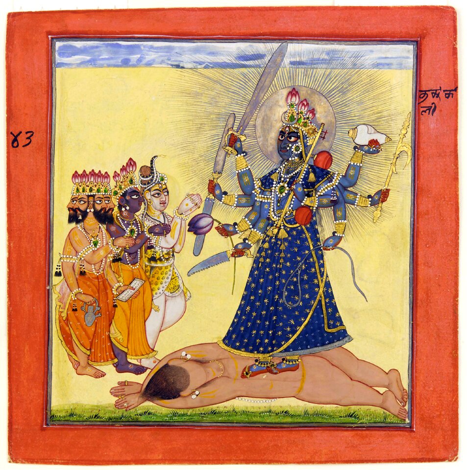 Bhadrakali painting 1660