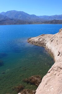 Waters mountains rocks photo