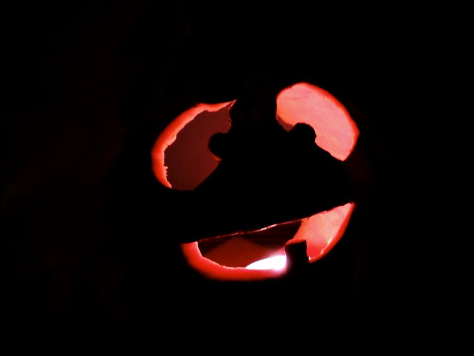 Autumn candlelight creepy