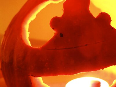 Halloween autumn candlelight