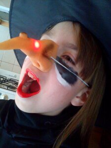 Halloween little witch fear