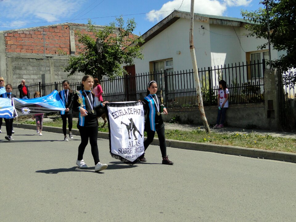 Parade argentina flag