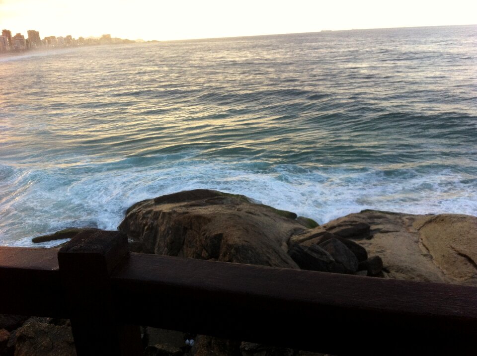 Tourist landscape beach