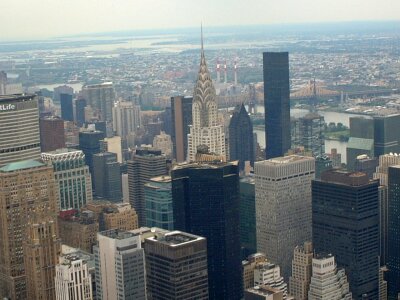 America new york bird's eye view photo