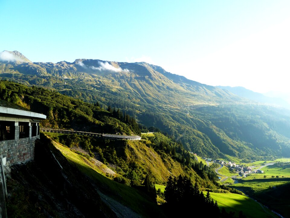 Alpine alp landscape