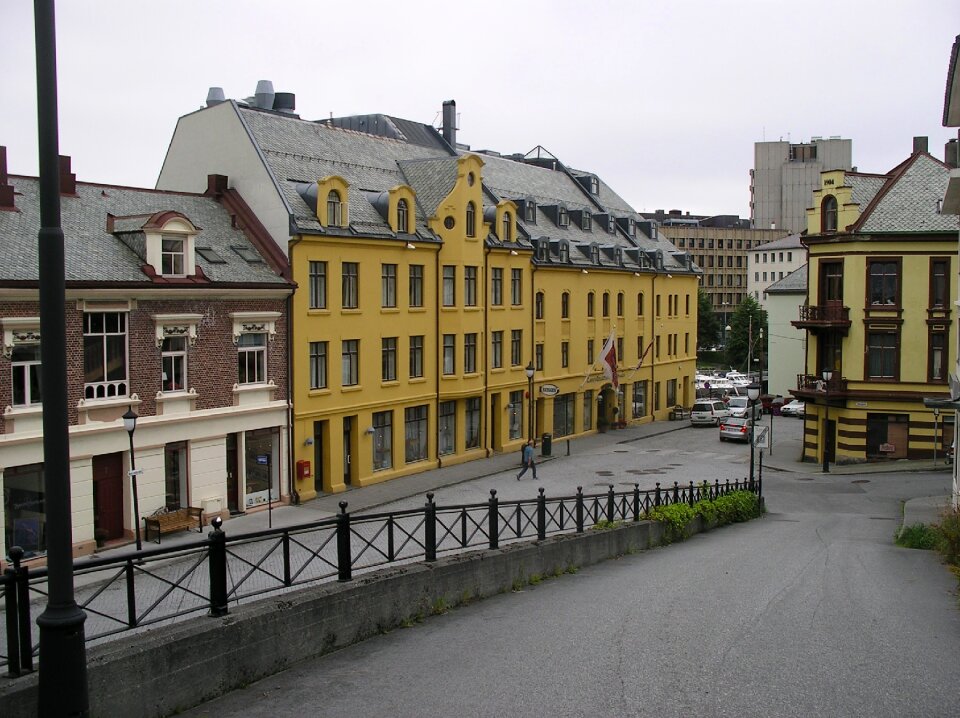 Channels grey sky norway