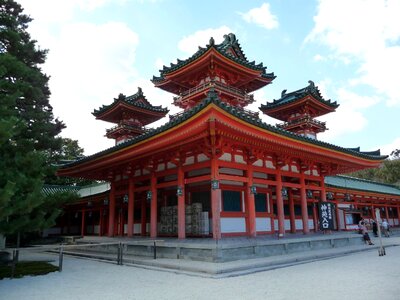 Heian jingu shrine shrine kyoto