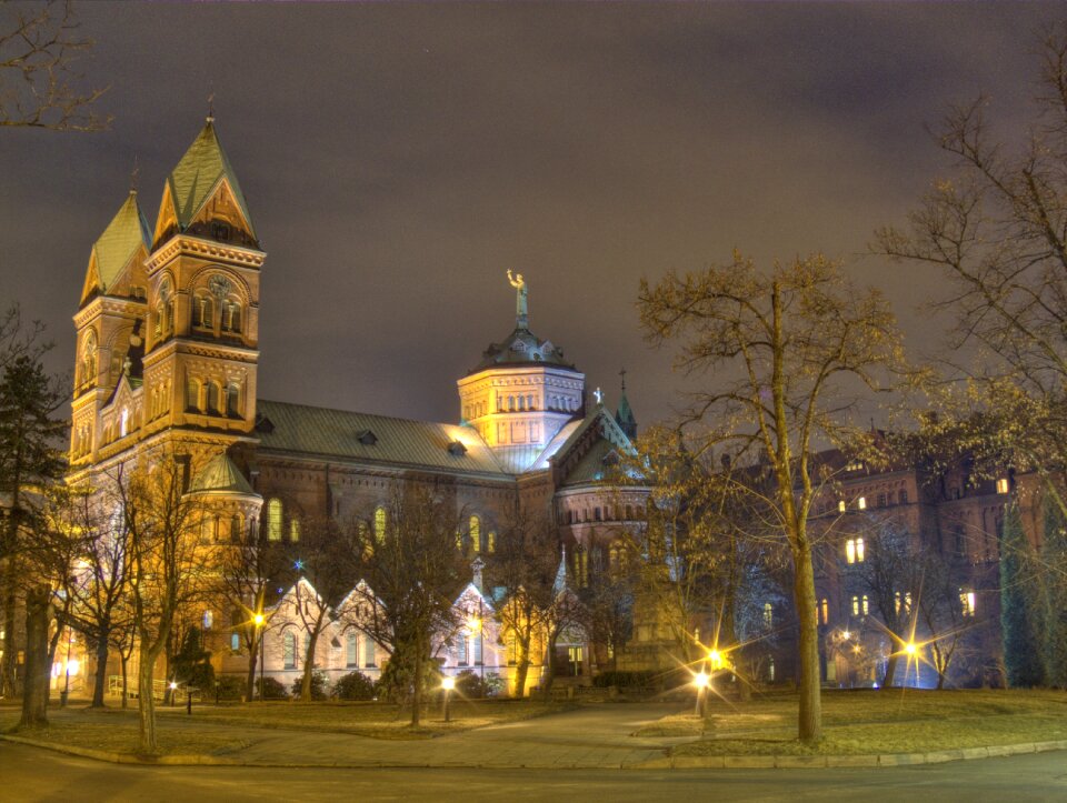 Katowice night poland