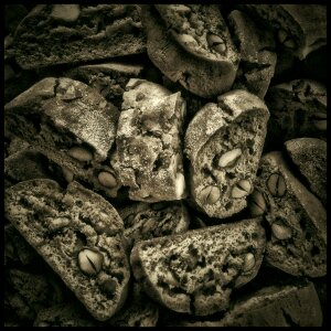 Almonds nuts cookies