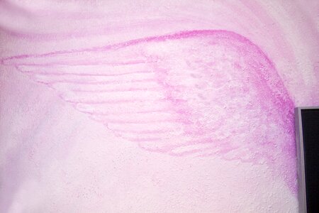Stylish painting pink