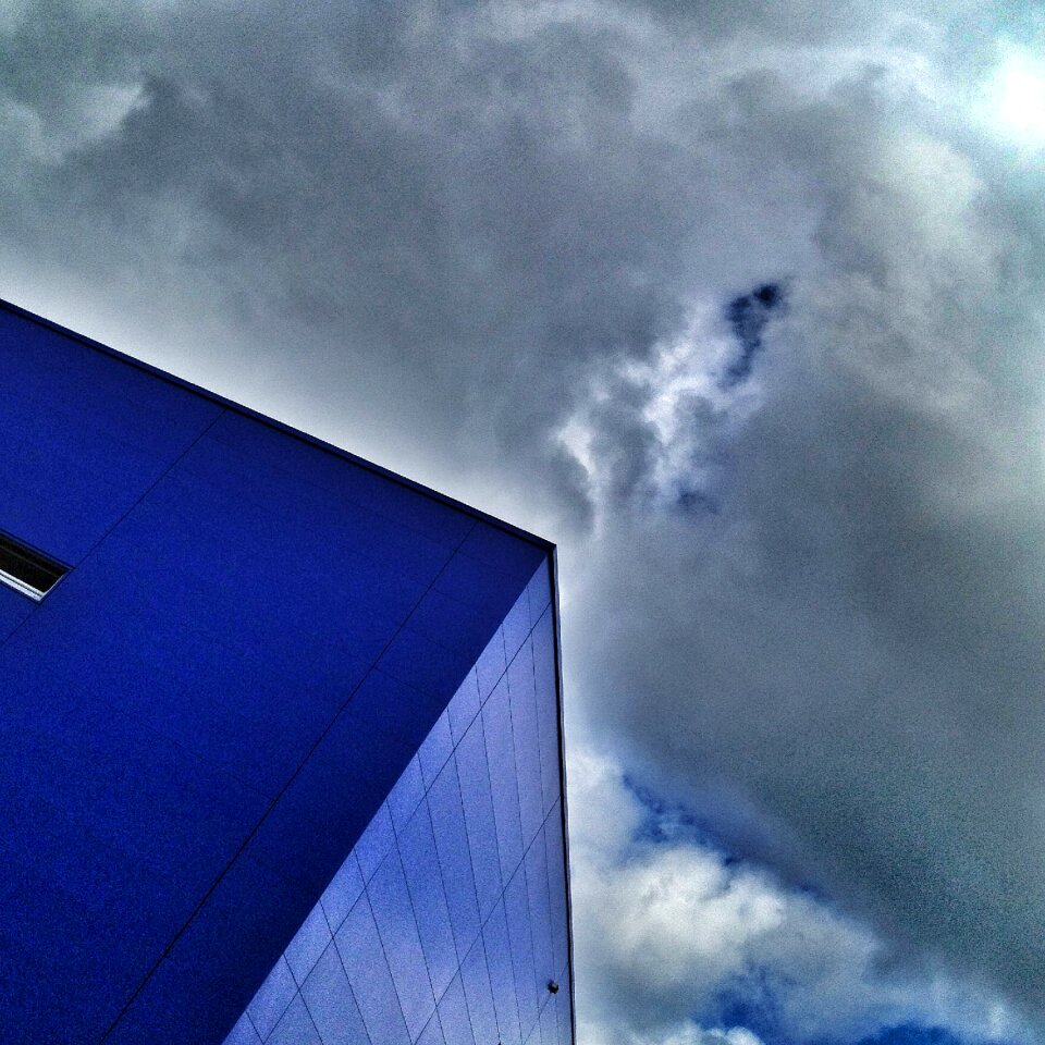 Sky blue abstract
