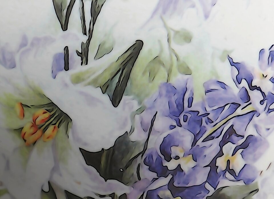 Decoration image drawing