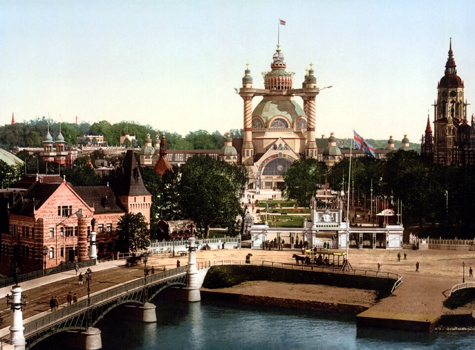 Bridge church river