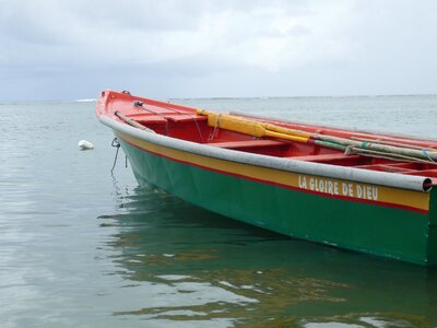 Sea boat island