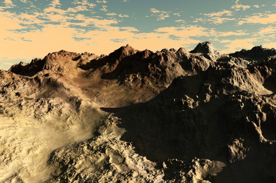 Erosion rocks dry
