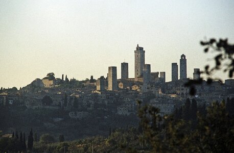 Toscana landscape hill photo