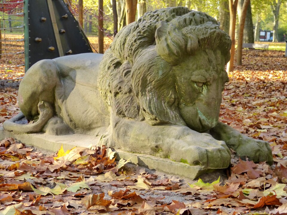 Stone sculpture statue park