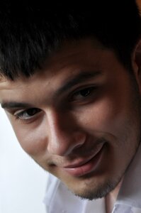 Portrait male smile