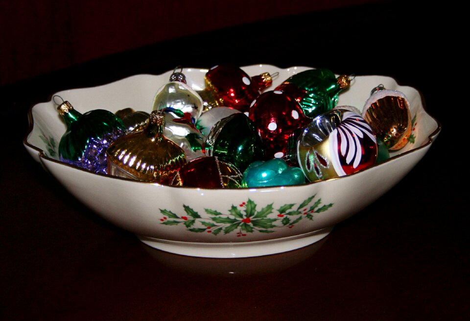 Ornaments decorations glass