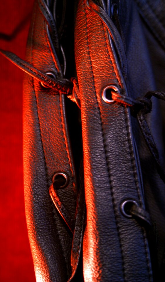 Lacing leather rivet