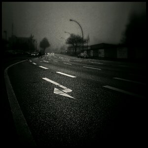 Road exit dark