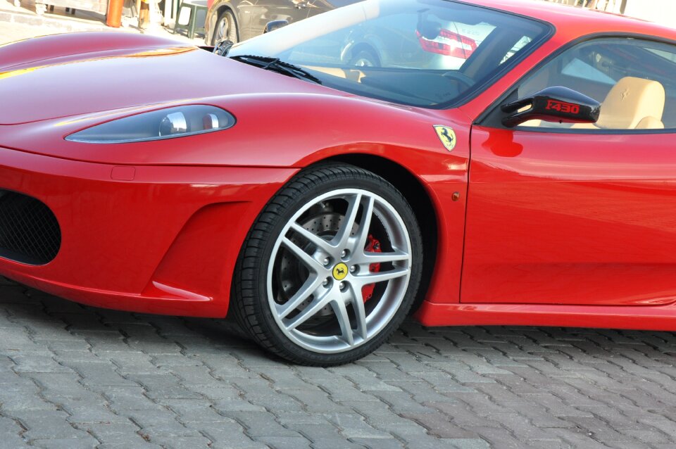 The red car modified car