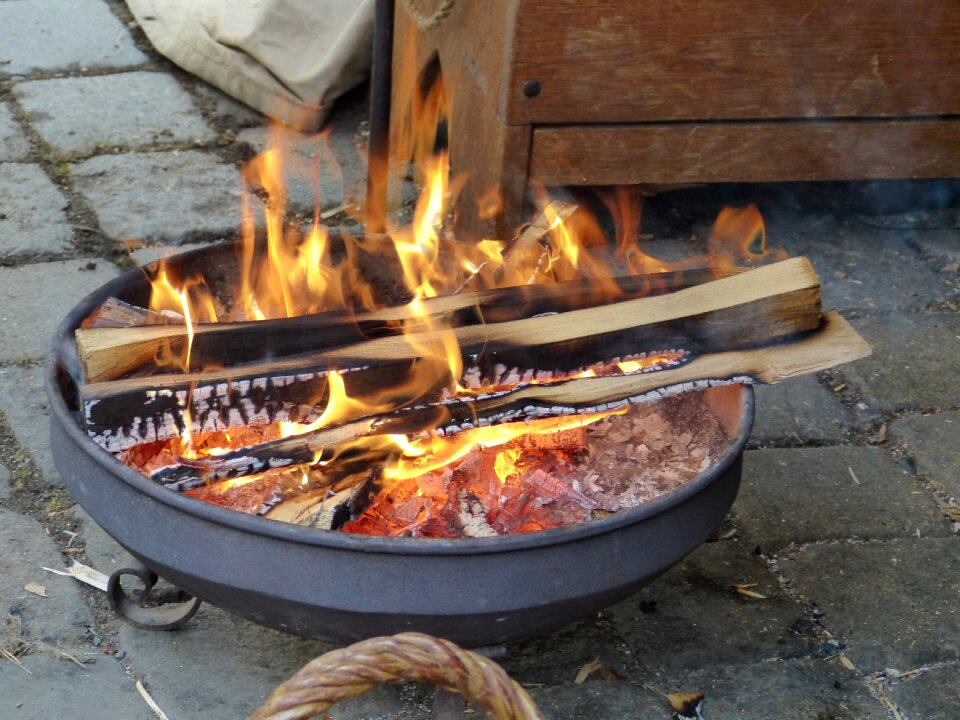 Carbon brazier temperature