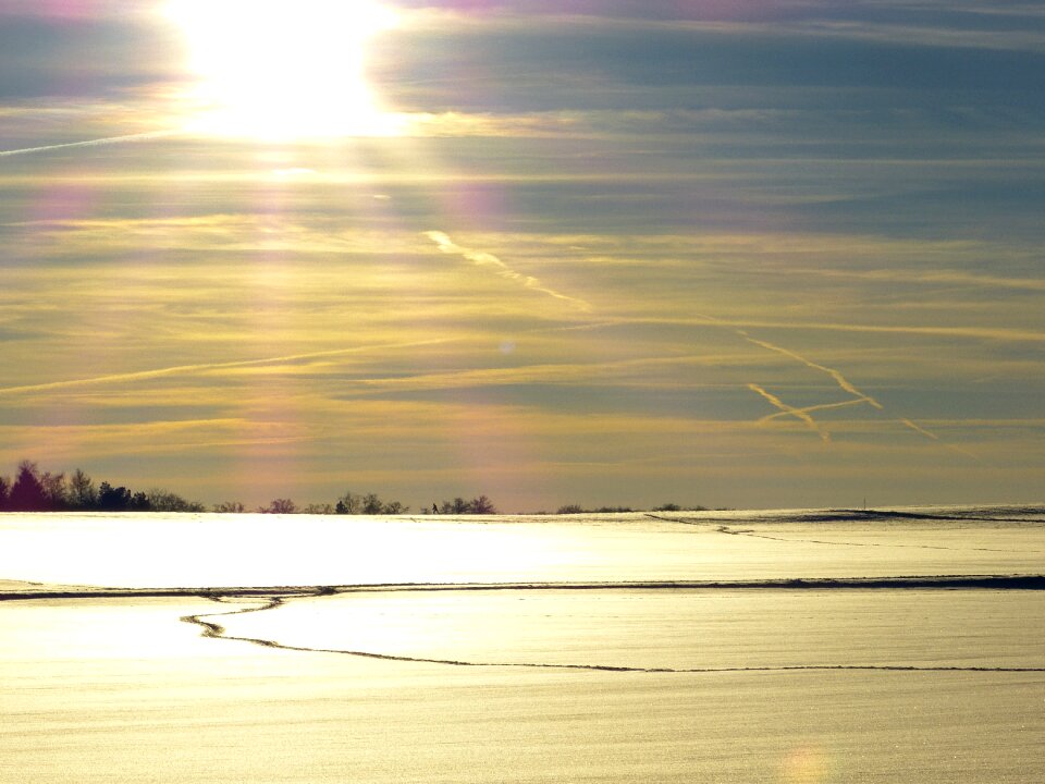 Sky clouds sun
