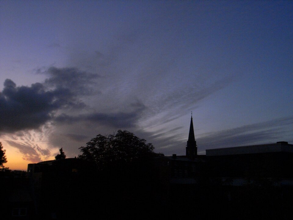 Clouds nicolai church city