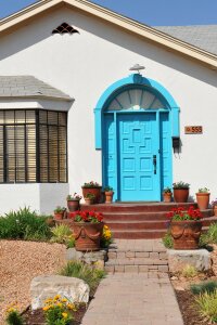 Entrance architecture house photo