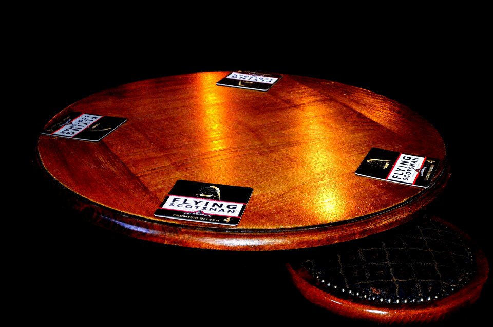 Restaurant black wood