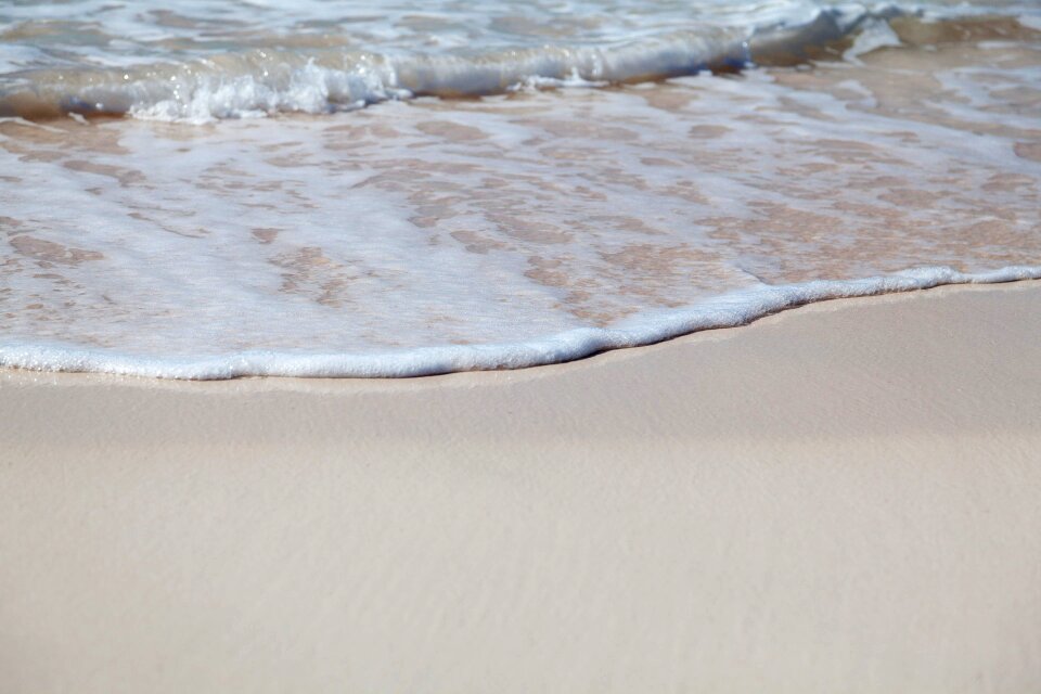 Line nature sand photo