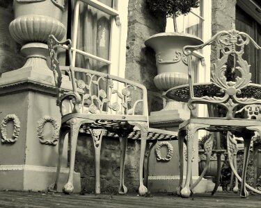 Terrace iron ironwork photo