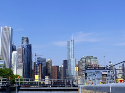 Water chicago river lock
