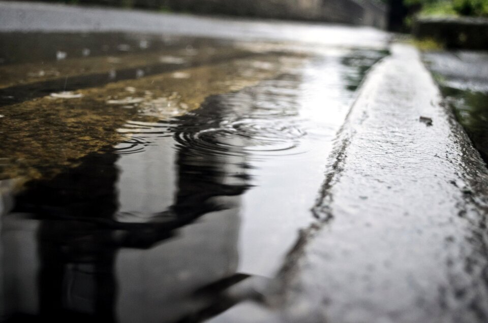 Raindrops seasons water