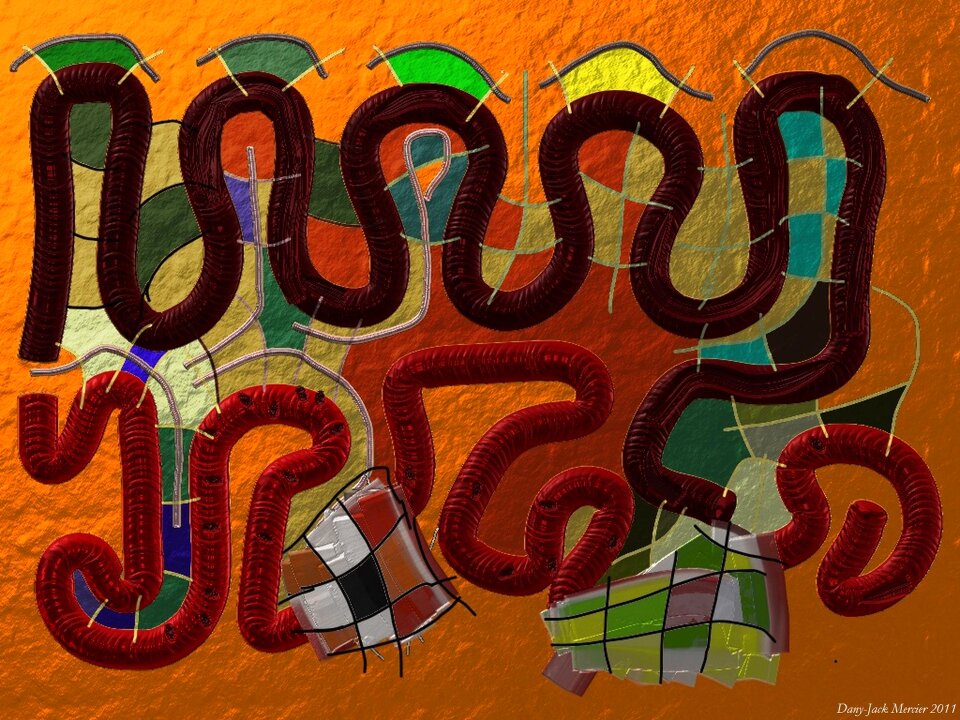 Curves art painting