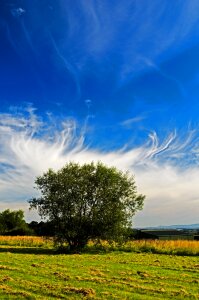 Sky blue cloud