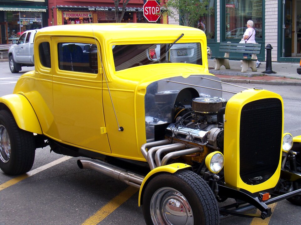 Street rod vintage car classic car