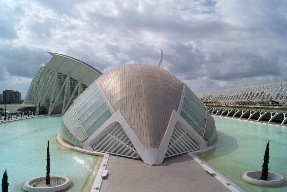 Architecture modern building valencia
