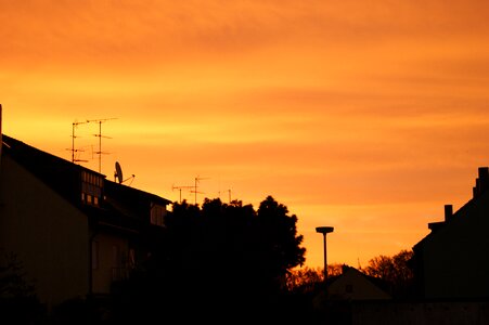 In the morning house houses