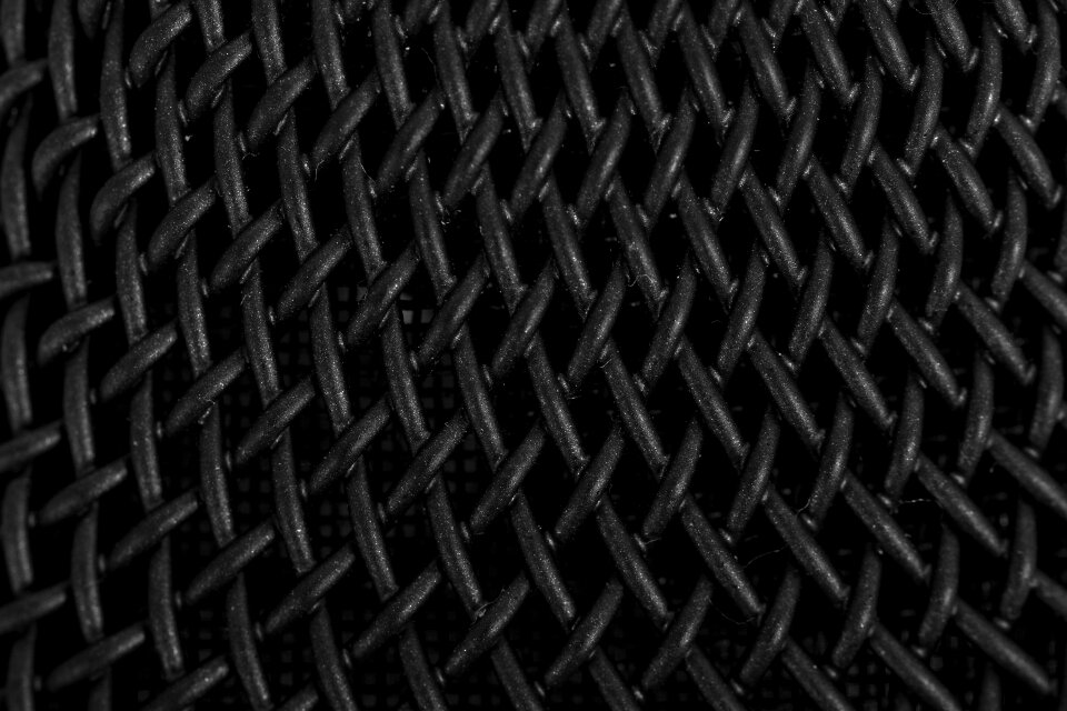 Black dark grid photo