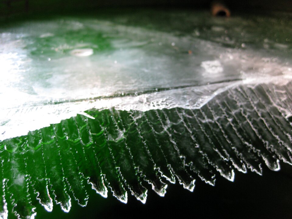 Surface eiskristalle iced