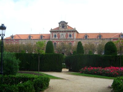 Park building castle garden photo