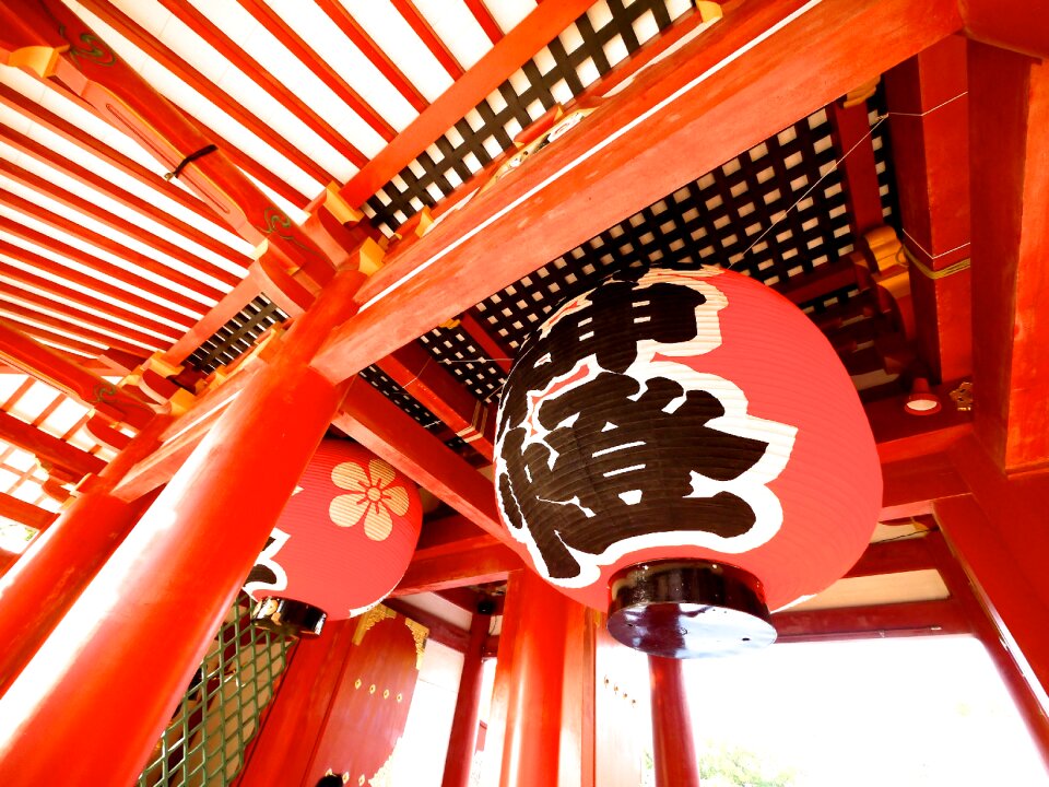 Dazaifu paper lantern sacred light