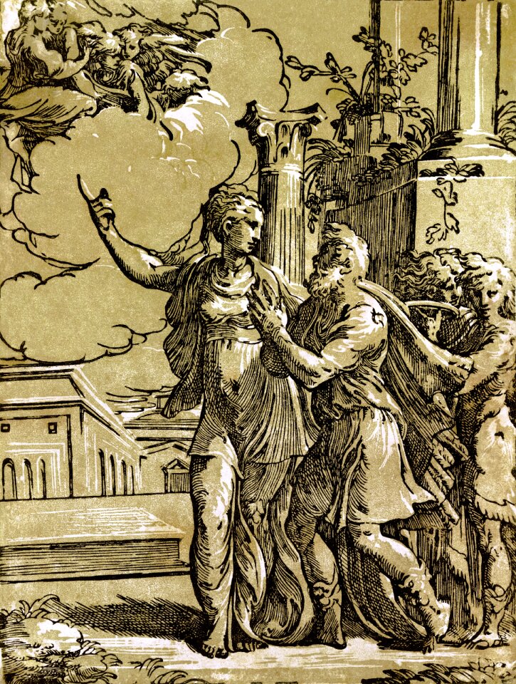 Tiburtinische sibyl antonio da trento drawing