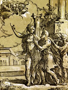 Tiburtinische sibyl antonio da trento drawing