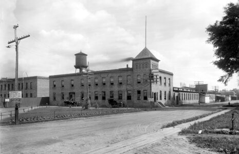 Industrial plant industrial hall motor works