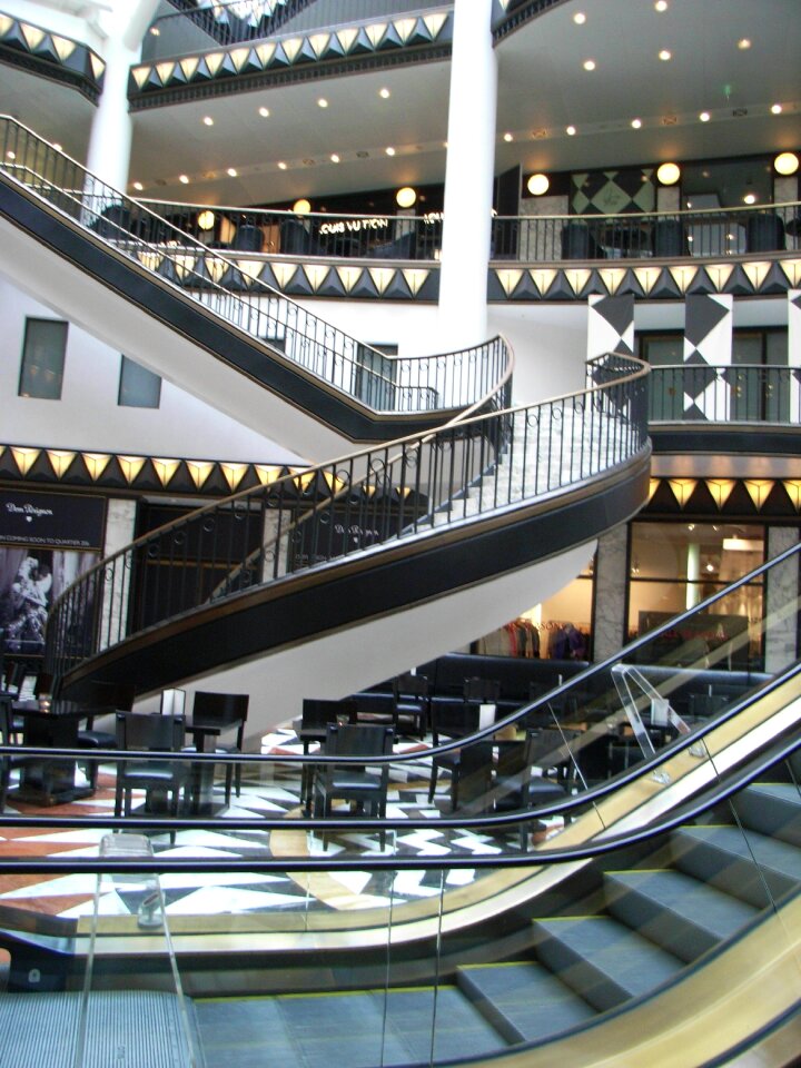 Department store building big city