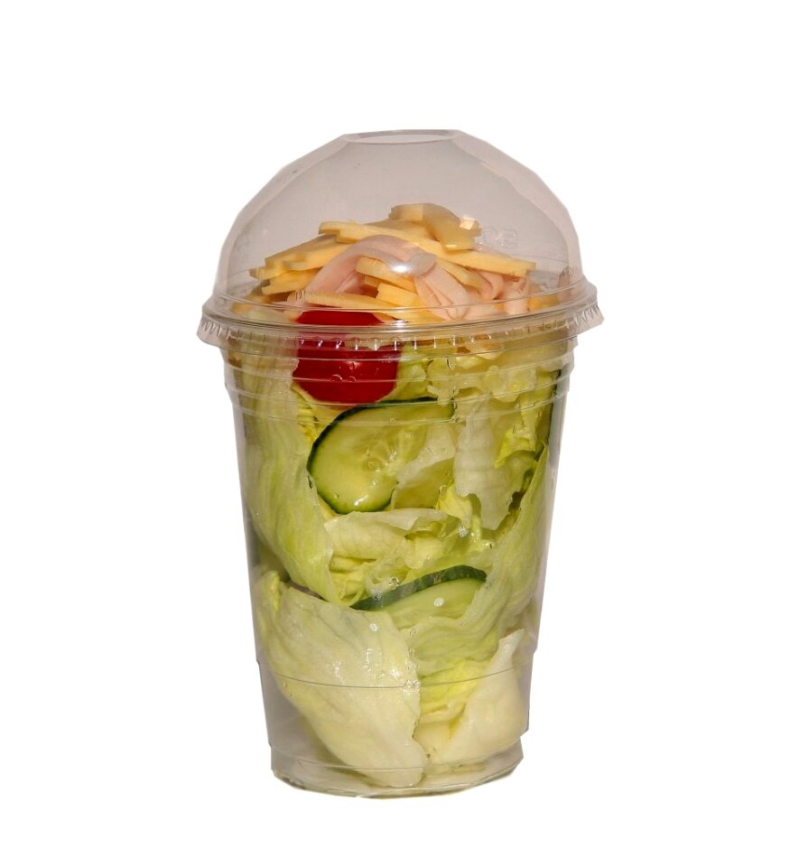 Plastic packaging plastic cups eat